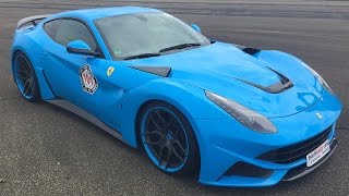 During the scc500 deutsche meisterschaft rolling50 1000 in lahr
germany, i have filmed this amazing blue novitec rosso ferrari f12
n-largo! it's most ins...