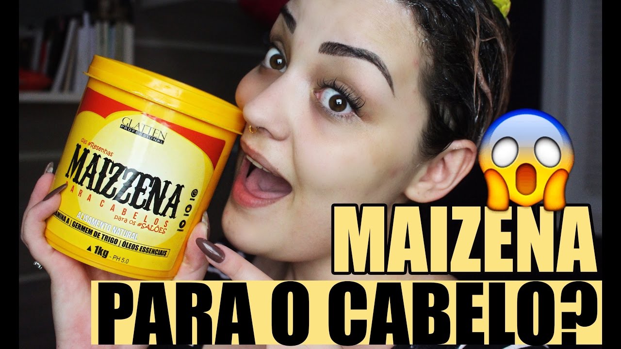 HidrataÇÃo De Maizena PrÓpria Para O Cabelo Existe Tammytododia7 Youtube 