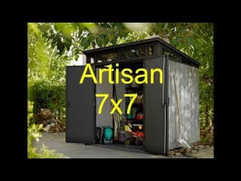 Keter Keter Artisan 77 7x7 Outdoor Garden Storage Shed 