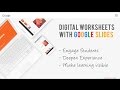 Create Digital Worksheets - using Google Slides