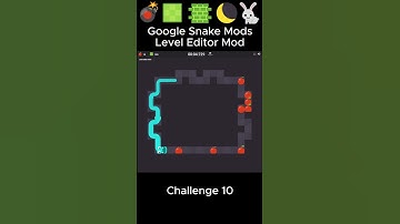 Google Snake Mods - Level Editor Mod: Challenge 10 Fast Speed #googlesnake #googlesnakemods
