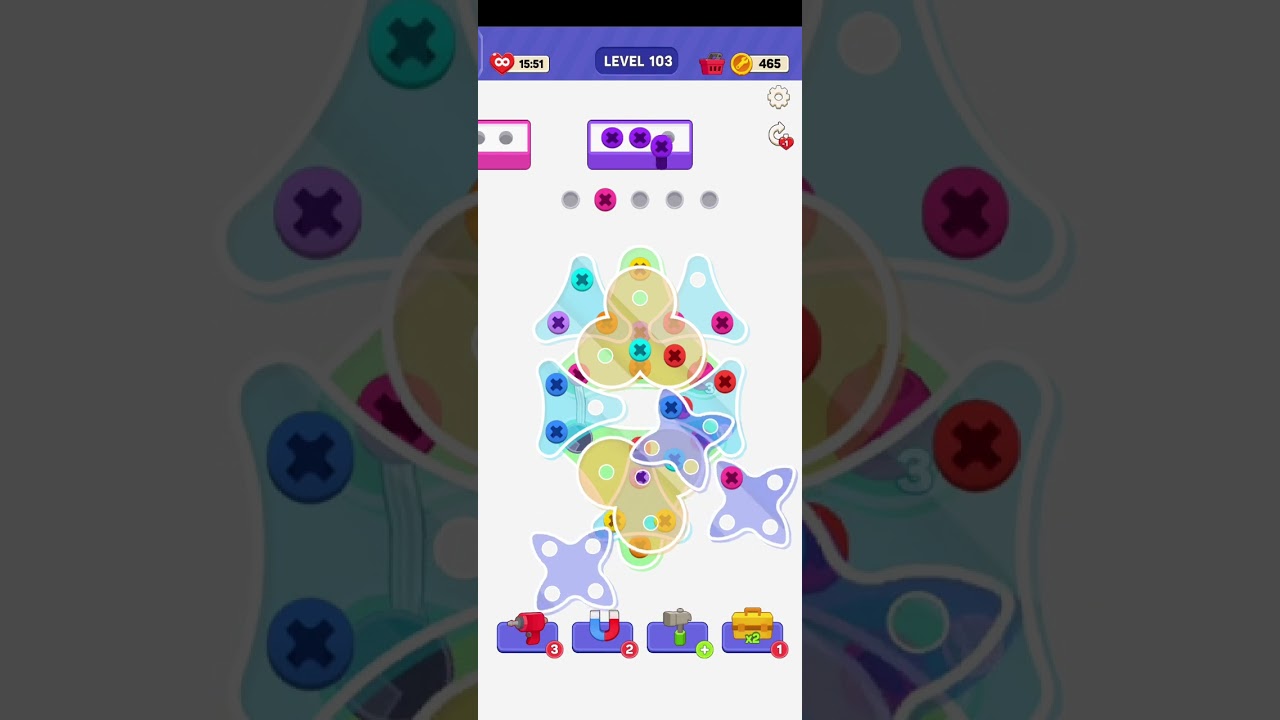 Unscrew It Level 103 Walkthrough Solution