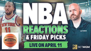 Are New York Knicks DANGEROUS in Eastern Conference? & Friday NBA Bets | NBA  Predictions | Buckets screenshot 5