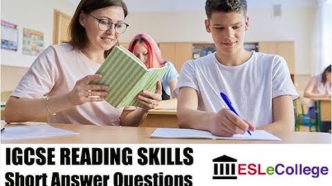 IGCSE ESL Exercise 1 Paper 1 (Top Tips)