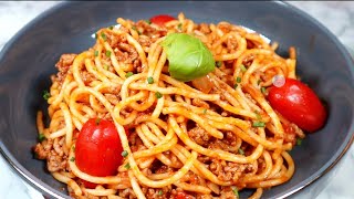 My family's favorite spaghetti recipe! Incredibly delicious! 🍝🤤