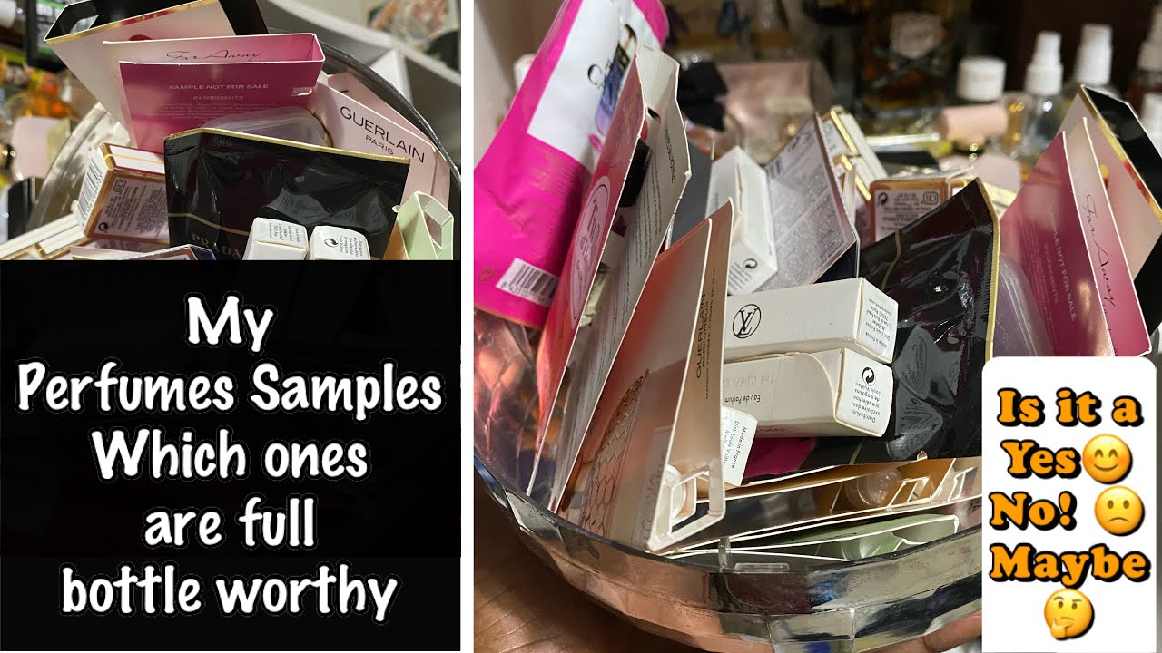 My perfume samples| Which ones will l purchase| Perfume Sample Collection