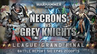 Grey Knights vs Necrons Warhammer 40K Battle Report 9th Edition 2000pts S10EP45 KINGS AND GENERALS!