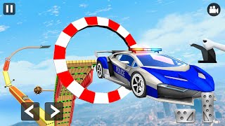 US Police Muscle Car Stunts 2020 Ramp Car Games - Android Gameplay screenshot 4