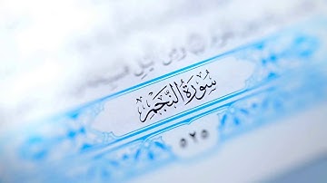 سورة النجم بصوت القارئ حامد مولوي