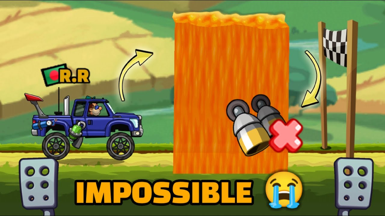 На этой невероятной карте нельзя использовать двигатели 😭 Hill Climb Racing 2