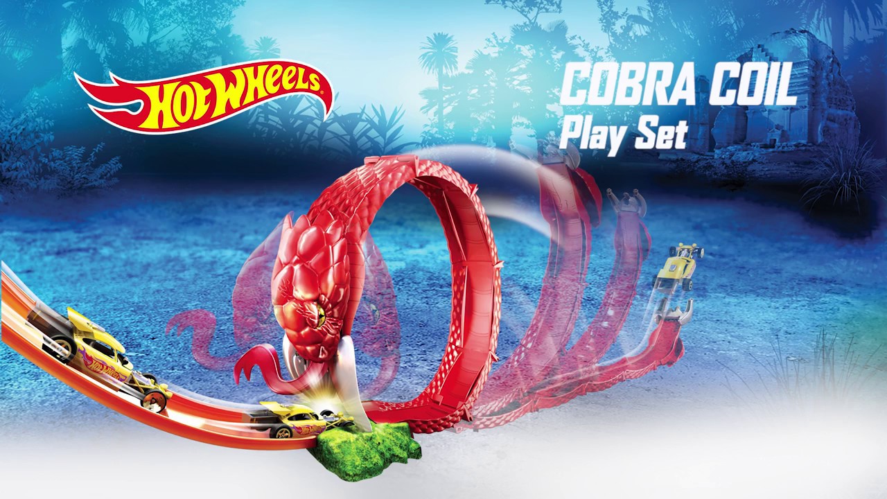 pista hot wheels cobra coaster