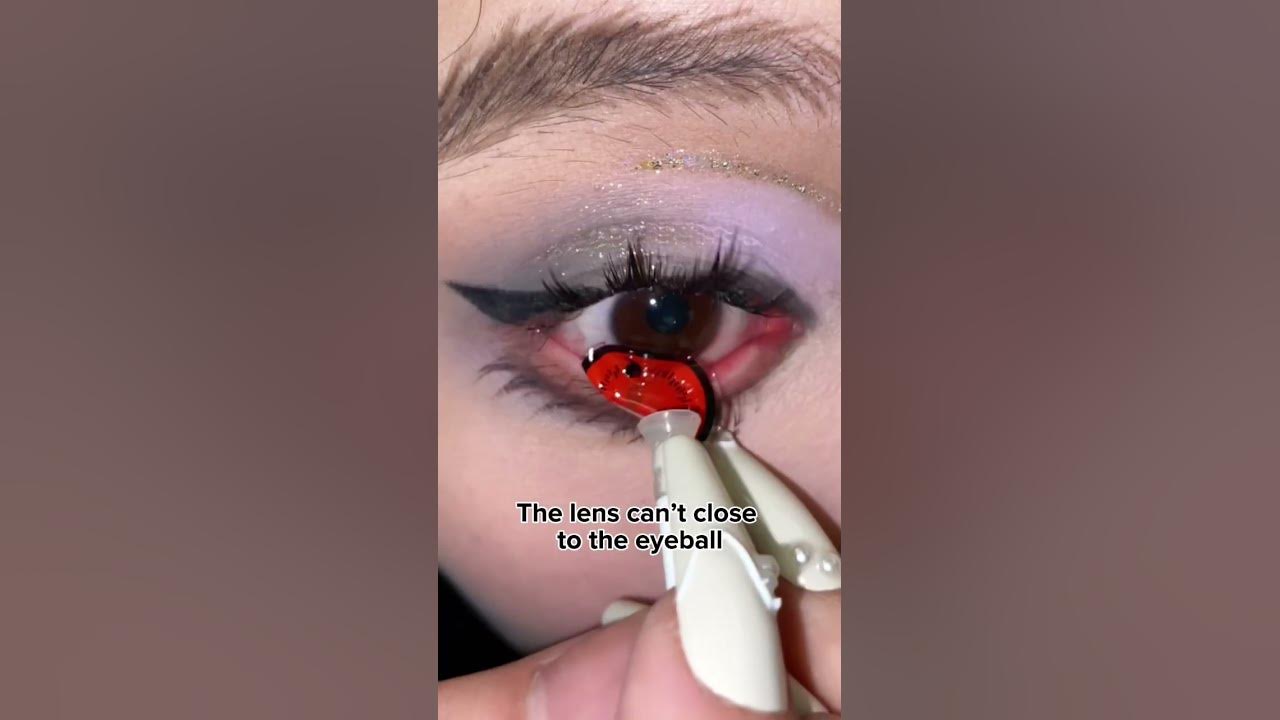 One of the reasons why u can’t wear colored contacts#howto #cosplay #foryou  #tutorial