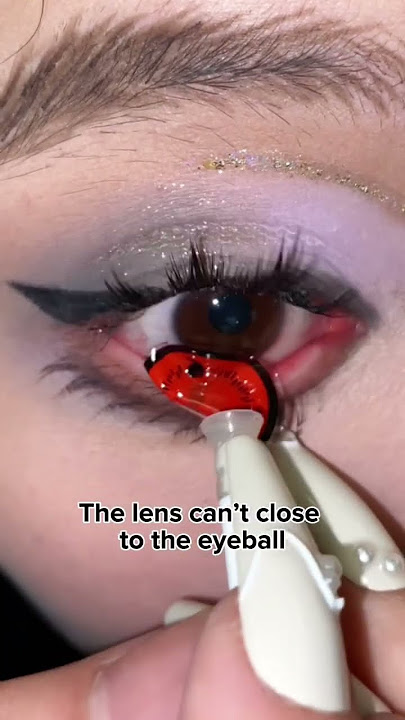 One of the reasons why u can’t wear colored contacts#howto #cosplay #foryou  #tutorial