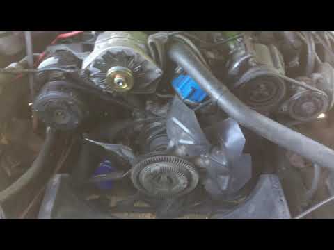 Cadillac Deville 4.1 v6 water pump replacement shown and explained part 1