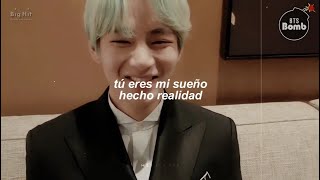 Kim Taehyung + esta canción de seguro te sacará una sonrisa