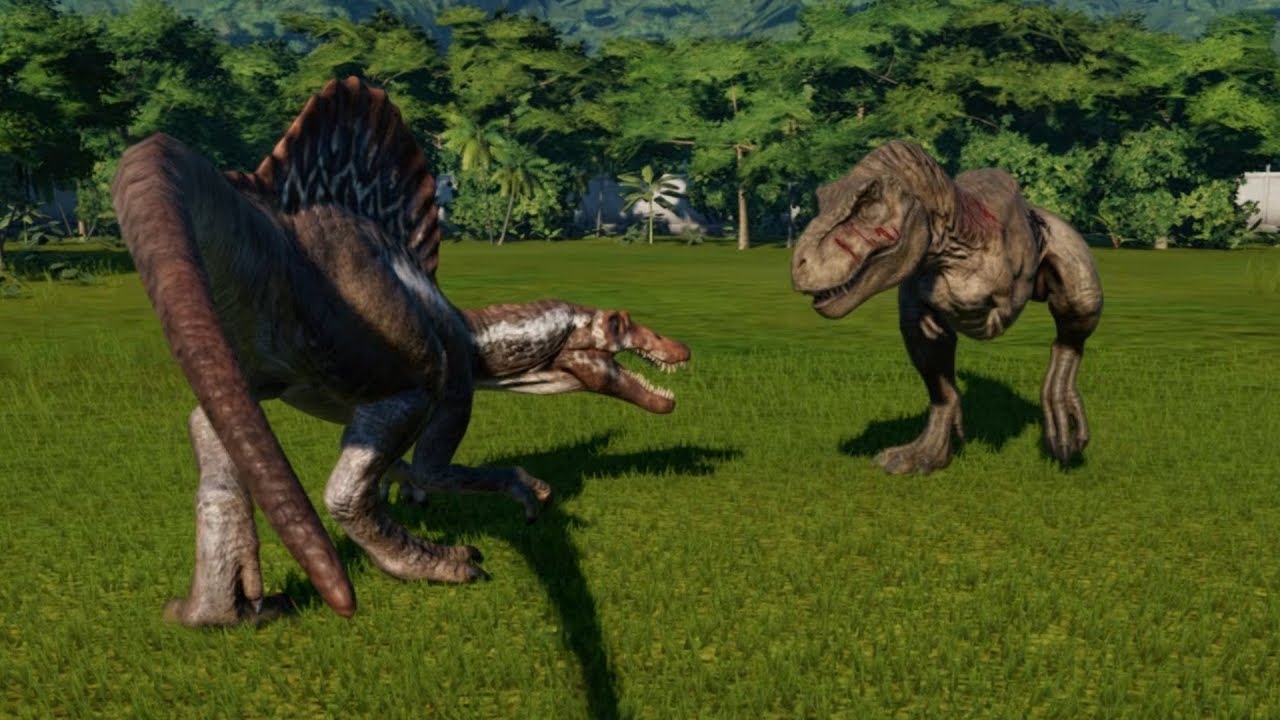 spinosaurus jurassic world evolution