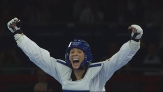 Jade Jones (GBR) Wins Taekwondo 67kg Gold v Hou Yuzhuo (CHN)  London 2012 Olympics