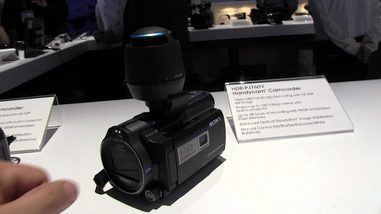 [CES] Sony kamera s projektorem HDR-PJ760V