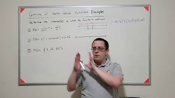 12.01.08   Continuity of Vector Valued Functions Examples