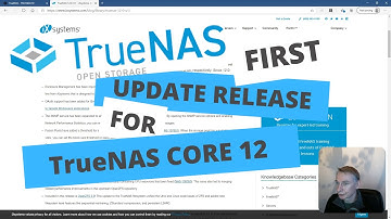 Doing the first update of TrueNAS CORE 12 to 12U1.