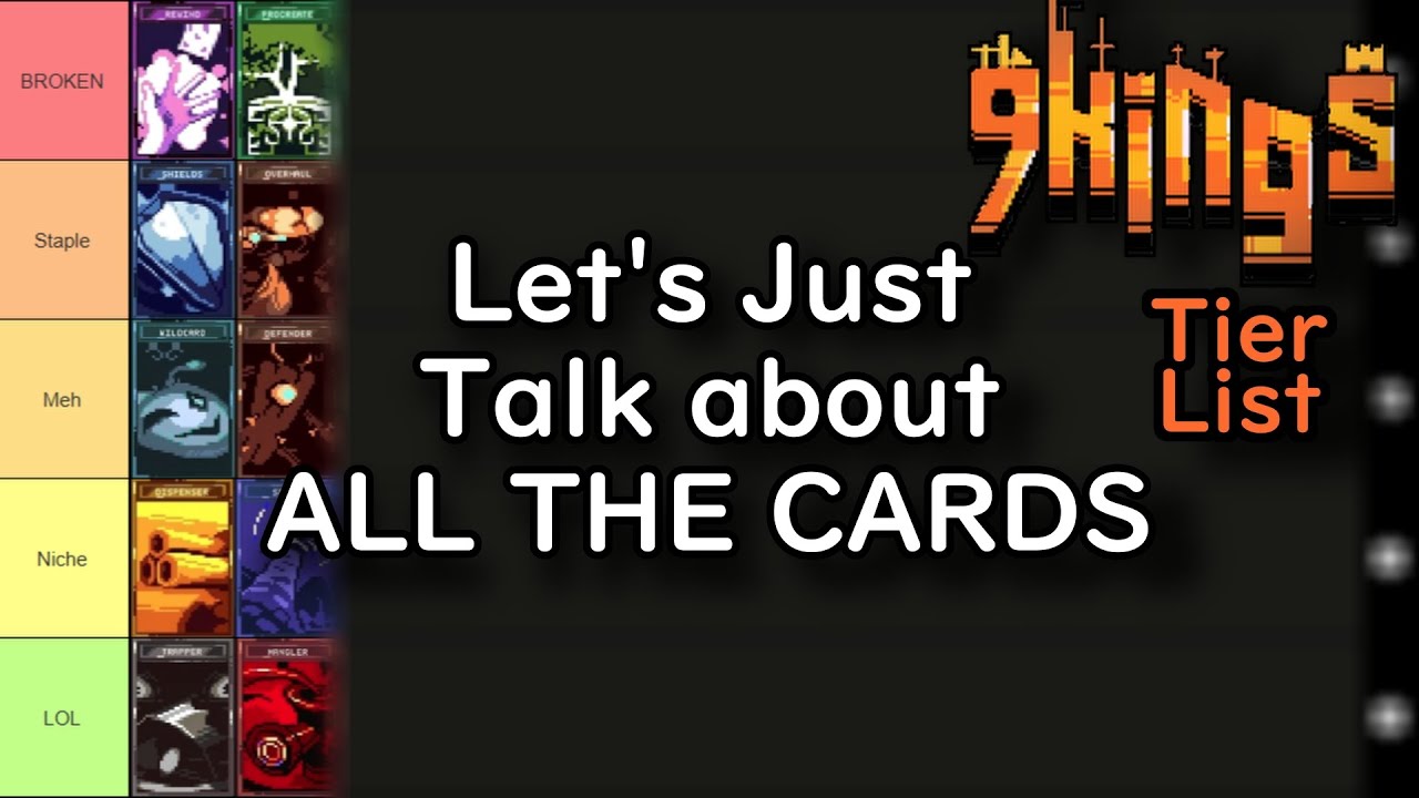 Patch 20 All Kings' Cards Tierlist【9Kings】