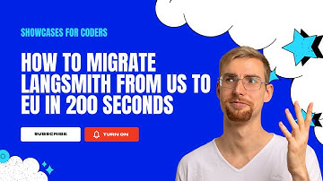 How to Migrate from the US Instance of Langsmith to the European Instance in 200 Seconds