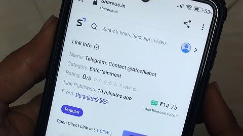 How to open Shareus link || Shareus link ko kaise khole