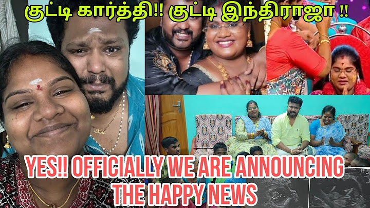 Pandiyamma Pregnant| Yes !! Officially we announced the happy news | Karthick ❤️ Indrajasankar