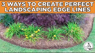 PRO TIPS: Edge Garden Beds Like a PRO  Perfect New Bed Edges  Redefine Bed Edges Perfect Landscape