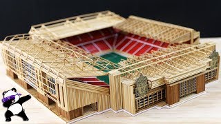 How to make the Anfield stadium of Liverpool with Wooden sticks