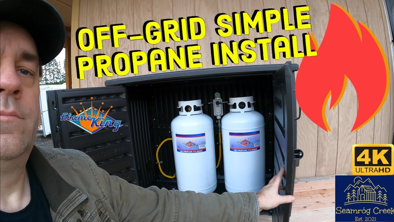 Installing Our Off Grid Propane Stove Oven Combo 