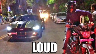 CRAZIEST MUSTANG GT IN INDIA - DRIFTING IN THE CITY