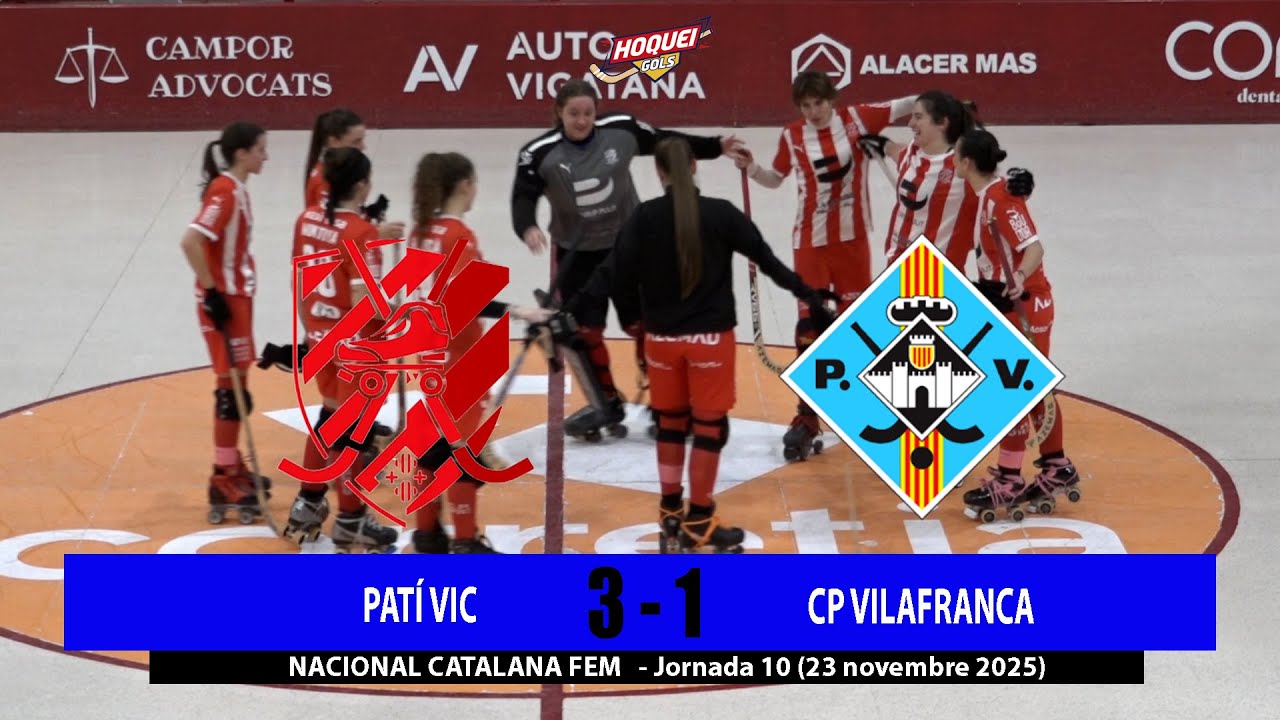 Resum PATÍ VIC 3 - 1 CP VILAFRANCA (23 novembre 2025)