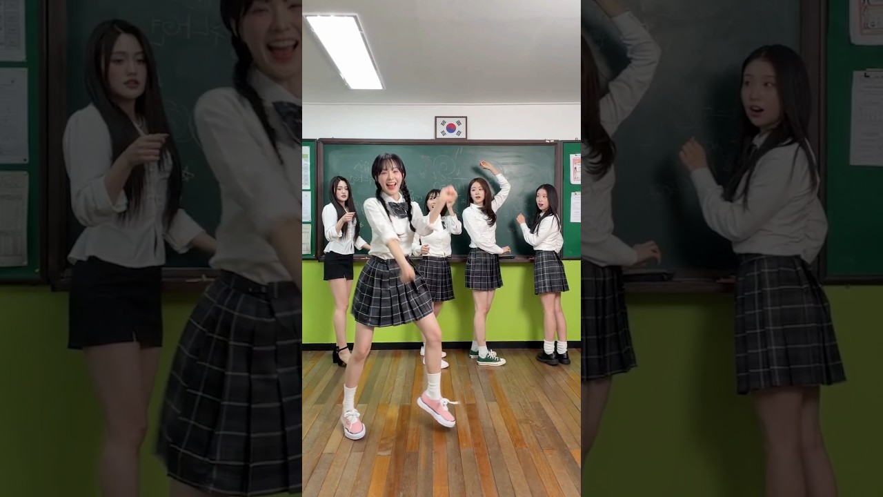A K-pop idol did the trending dance