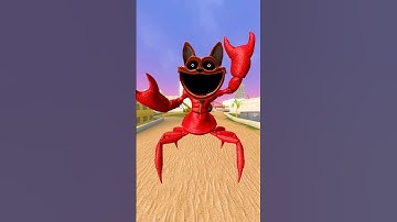 GUESS REAL HEAD OF BIG CRAB POPPY PLAYTIME SMILING CRITTERS IN GARRY