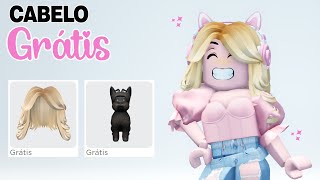 Como pegar cabelo grátis no roblox e + 2 itens grátis no roblox no mapa  FASHION KLOSSETTE 