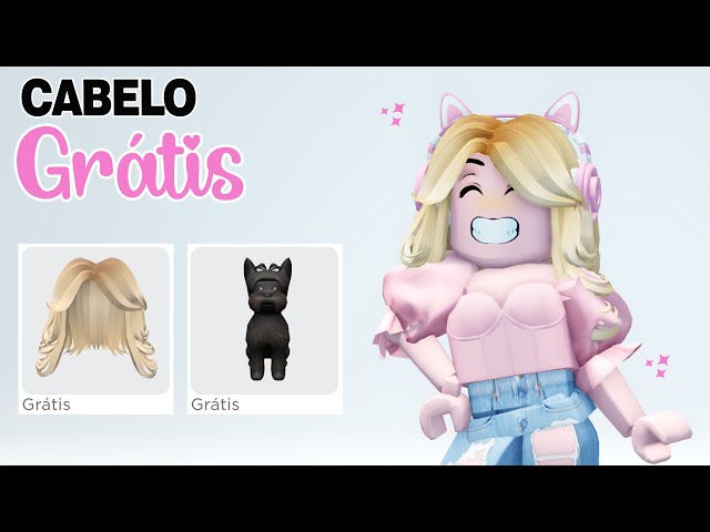 LANÇOU! COMO PEGAR O CABELO GRÁTIS DA BEBE REXHA NO ROBLOX