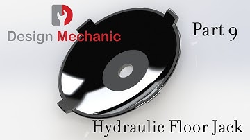#57 Solidworks Tutorial | Hydraulic Floor Jack | Part Modelling | Part 9 | Design Mechanic