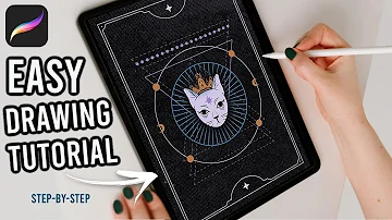 Drawing a Mysterious Tarot Card in Procreate - Step by Step Tutorial