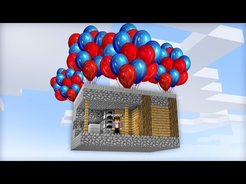 Видео: МОЙ ДОМ УЛЕТЕЛ В НЕБО НА ШАРИКАХ В МАЙНКРАФТ | Компот Minecraft