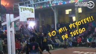 FINAL DE BASQUETBOL EN AYUTLA MIXE, BATALLA POR LOS 50 MIL PESOS (CATEGORÍA SUB 23)