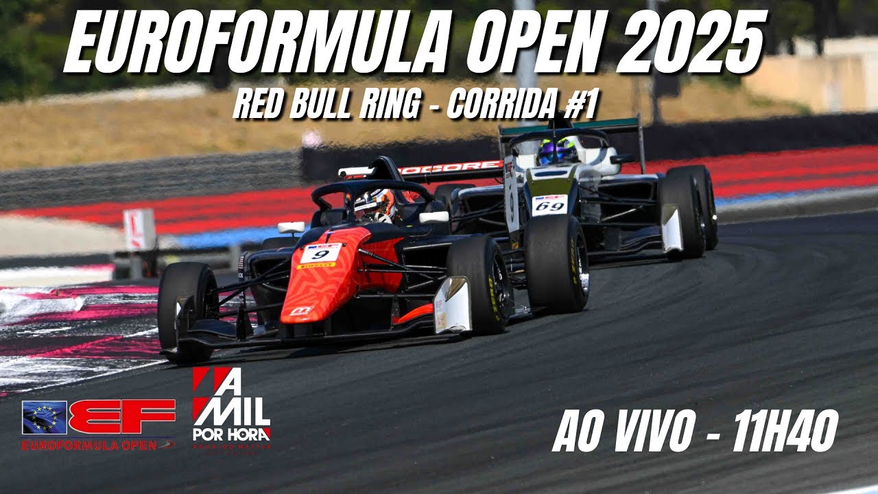 🟪 EUROFORMULA OPEN 2025 | RED BULL RING - 1ª CORRIDA | AO VIVO E COM IMAGENS