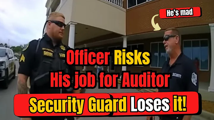 Good Cop SHUTS DOWN Power-Tripping Guard VIOLATING Auditor’s First Amendment Rights - GET OWNED.