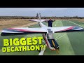 HUGE ACROBATIC DECATHLON with a 250cc TWIN BOXER ENGINE