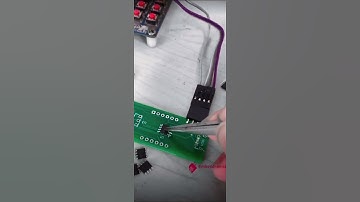 #Uploading #code #microcontroller #chip using #programmer #electronics #ai #foryou #fyp #pcbdesign