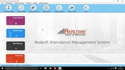 How to Setup Leave Register in Realtime Attendance Tracker 11.7