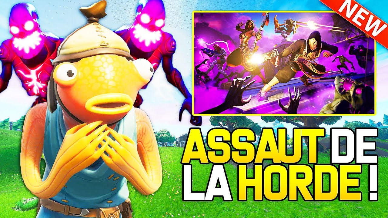 LE NOUVEAU MODE ''ASSAUT DE LA HORDE'' EST ENFIN ARRIVÉ SUR FORTNITE !
