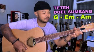 Chord Gampang Genjrengan Reggae (Teteh - Doel Sumbang) Tutorial Gitar Pemulang