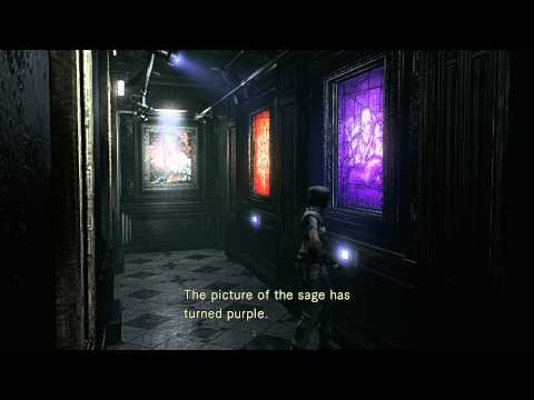 Resident Evil HD Remaster PC - Stained Glass Painting Room Puzzle