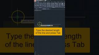 How to draw a line with angle in #AutoCad step by step